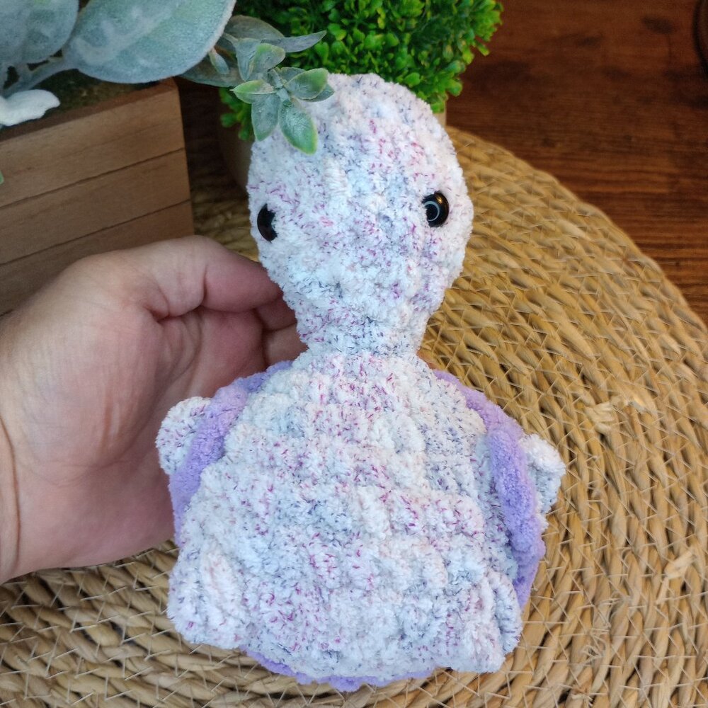 Tina the Turtle- "Cheeky" Handmade Crochet Plushie by Me
